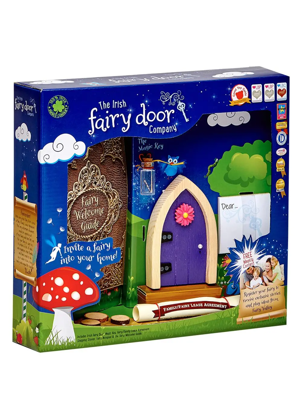 Irish Fairy Door - Purple