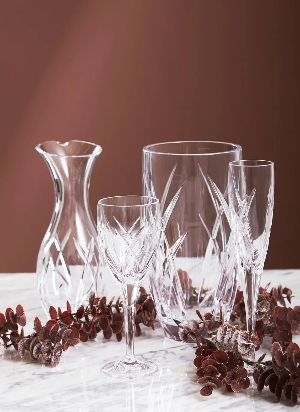 Waterford Crystal John Rocha Signature Flute Pair