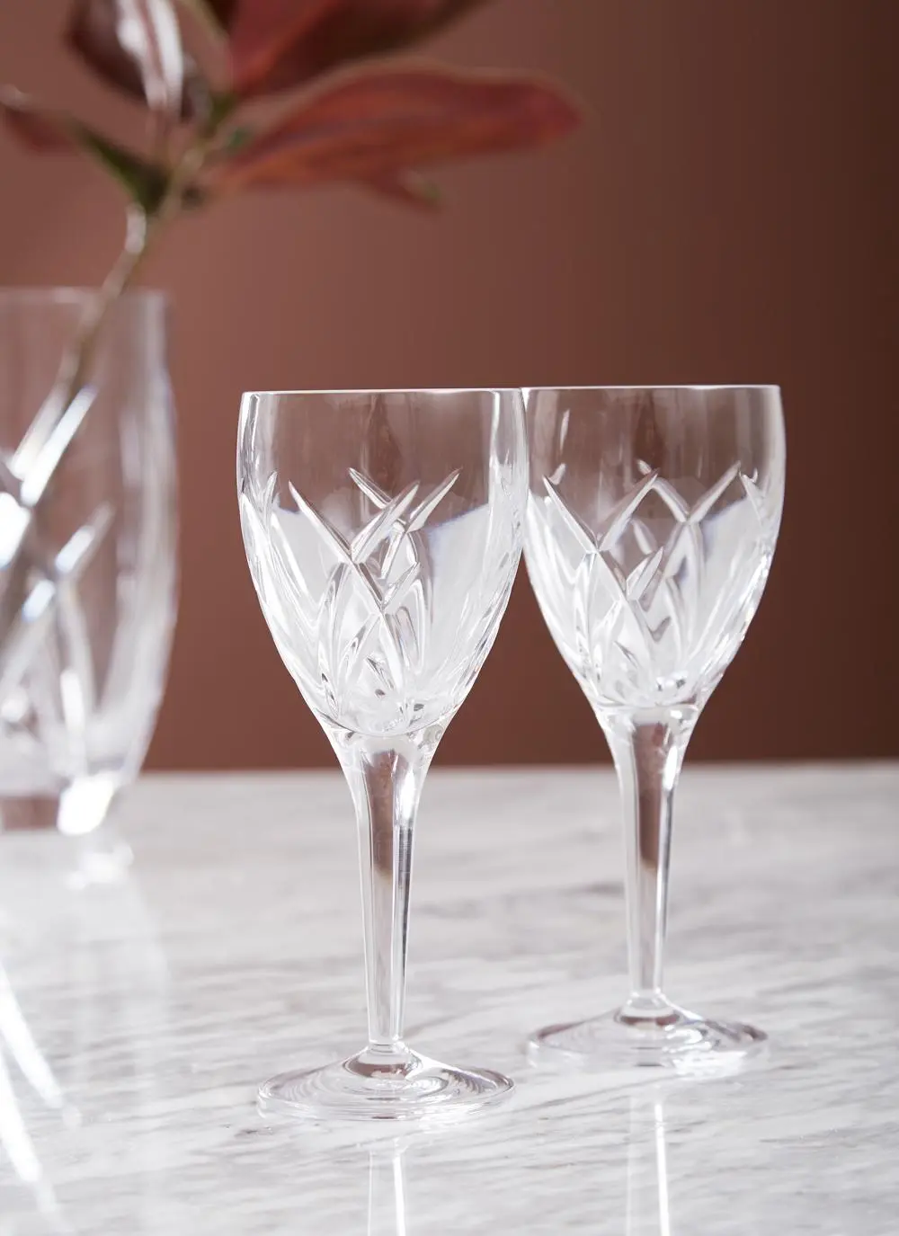 Waterford Crystal John Rocha White Wine Pair