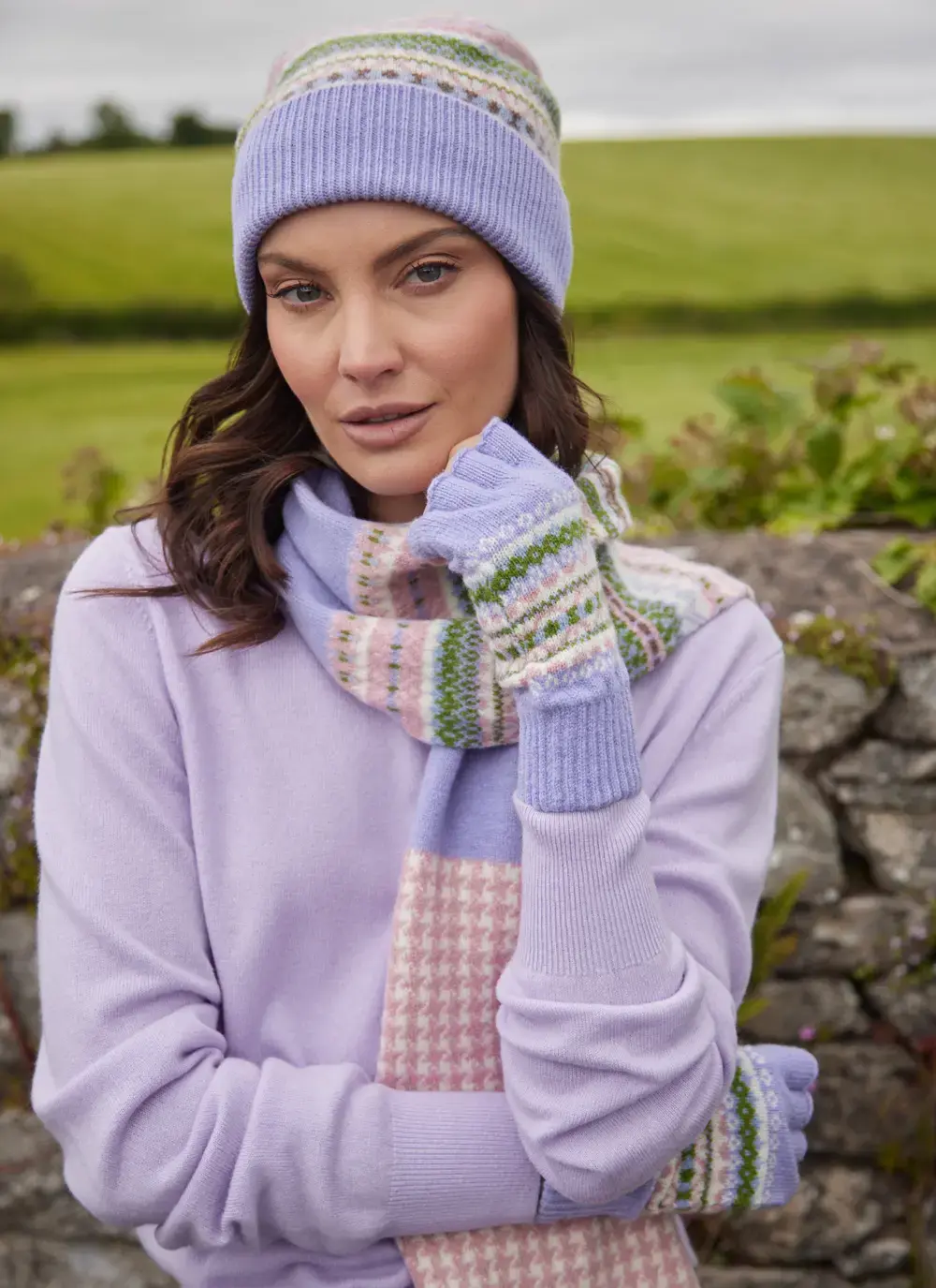 Kerse Fairisle Fingerless Gloves