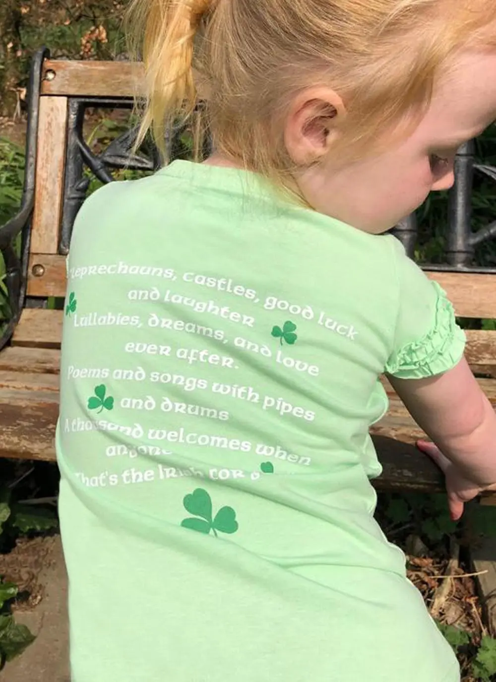 Blarney Exclusive Irish Blessing Frill T-Shirt