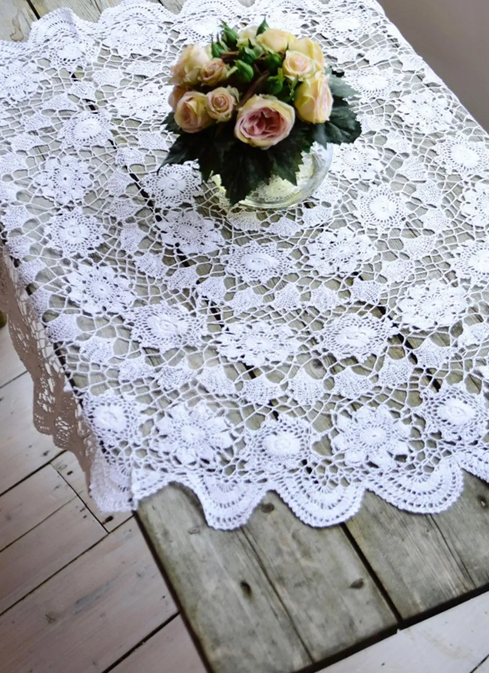 Lace Round Tablecloth