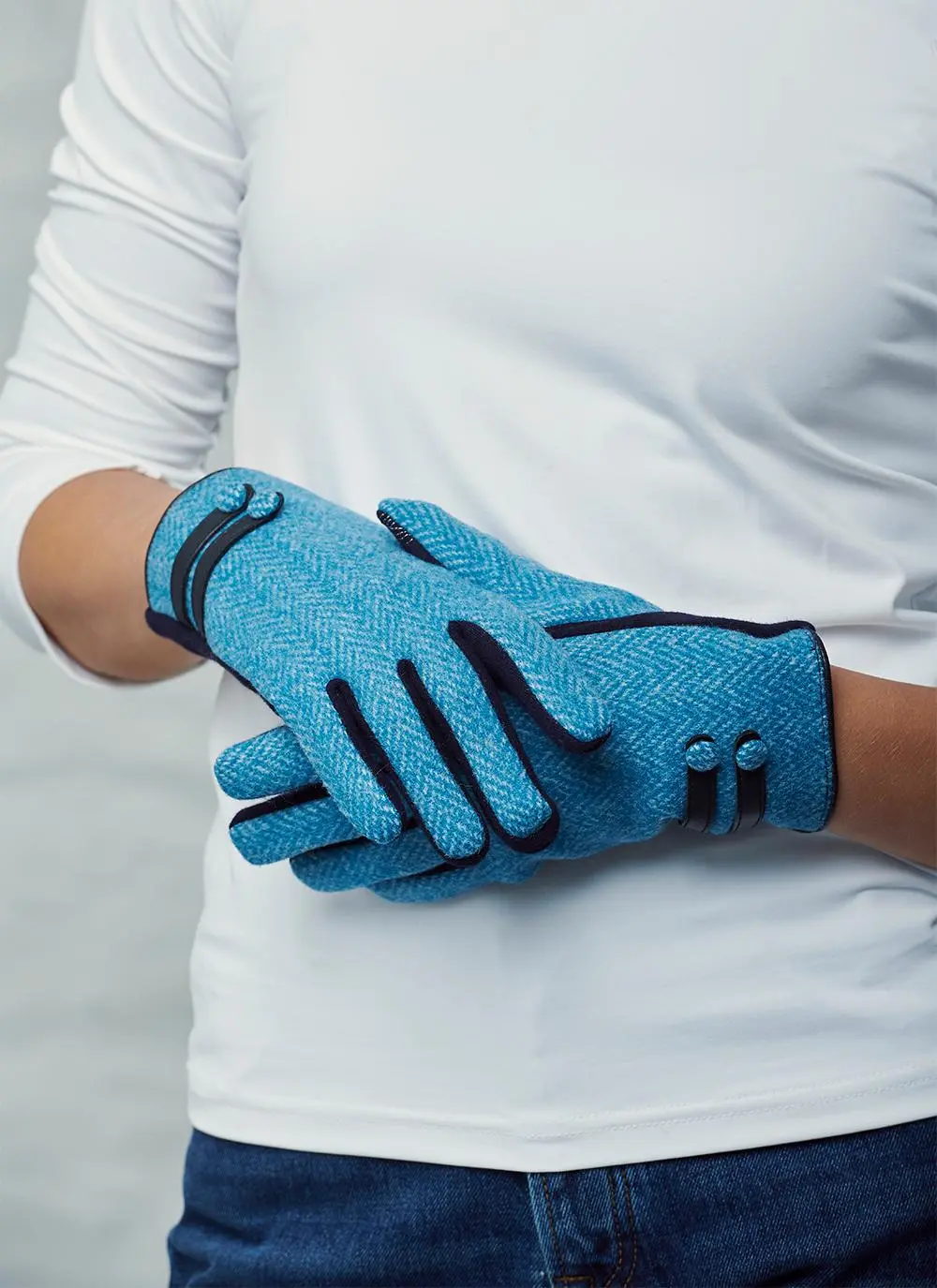 Ladies Tweed Gloves