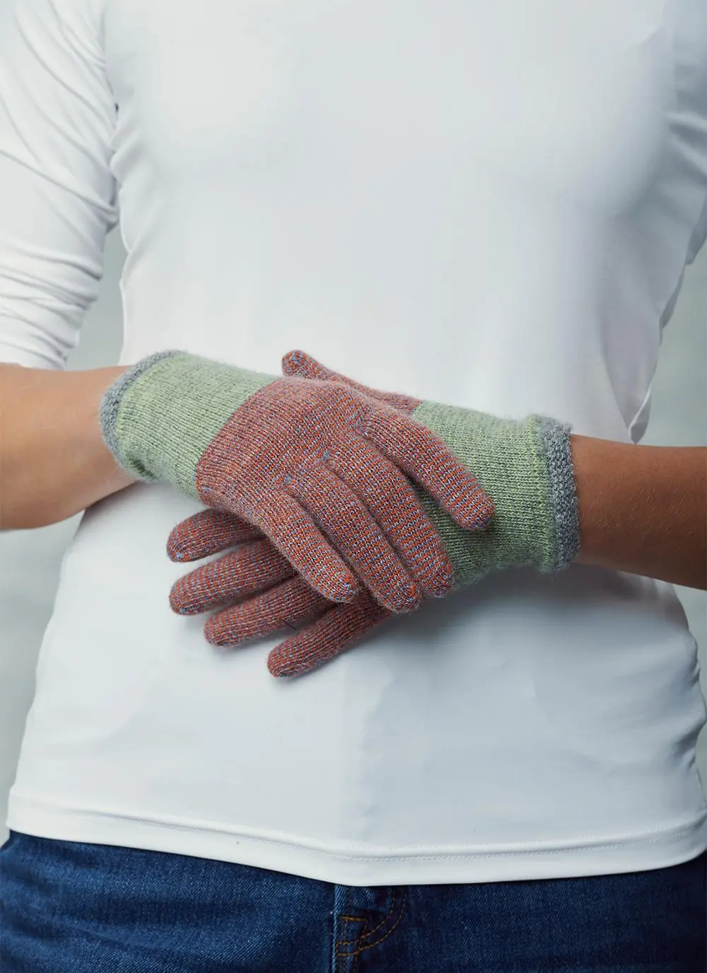 Multi-Color Stripe Gloves