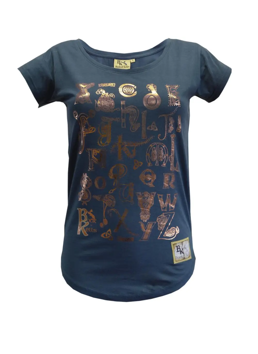 Ladies Book of Kells Bronze T-Shirt 