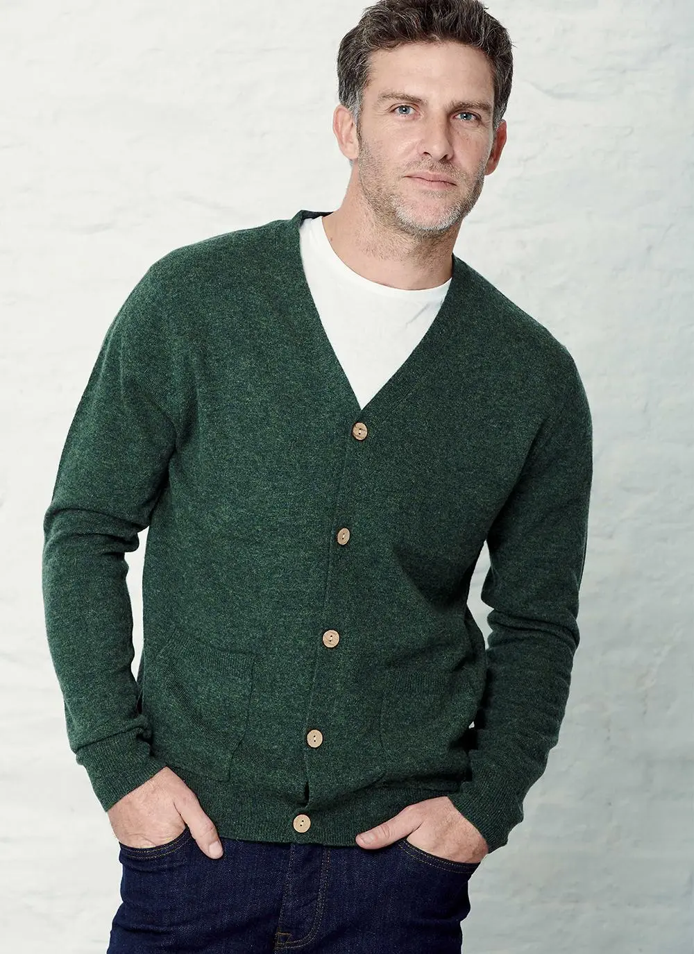 Lambswool V-Neck Cardigan