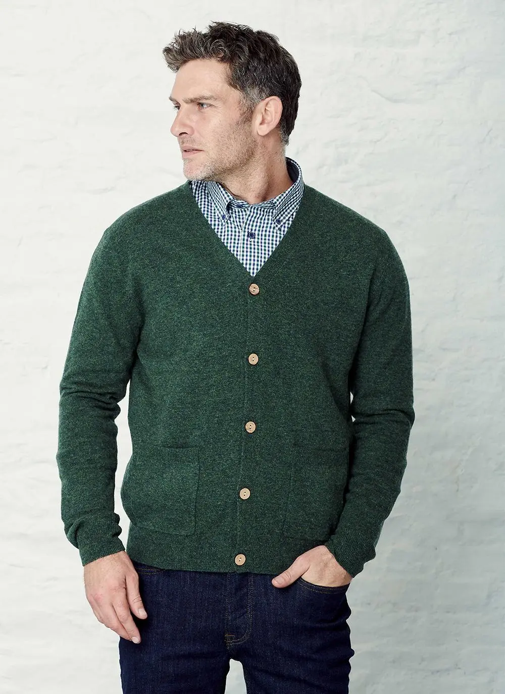 Lambswool V-Neck Cardigan
