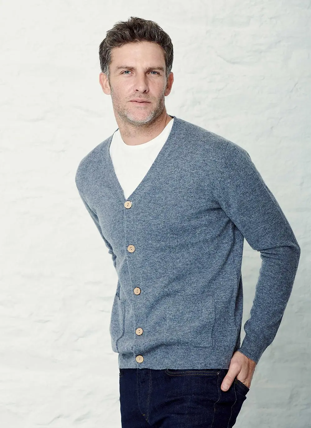 Lambswool V-Neck Cardigan