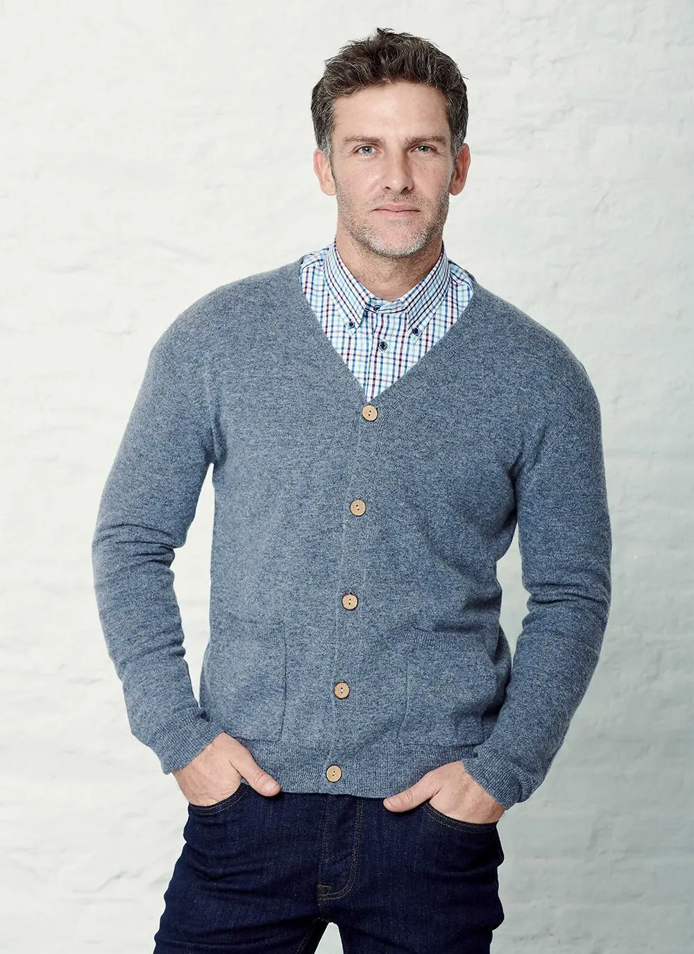 Lambswool V-Neck Cardigan