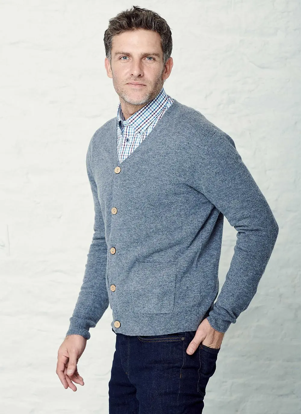Lambswool V-Neck Cardigan