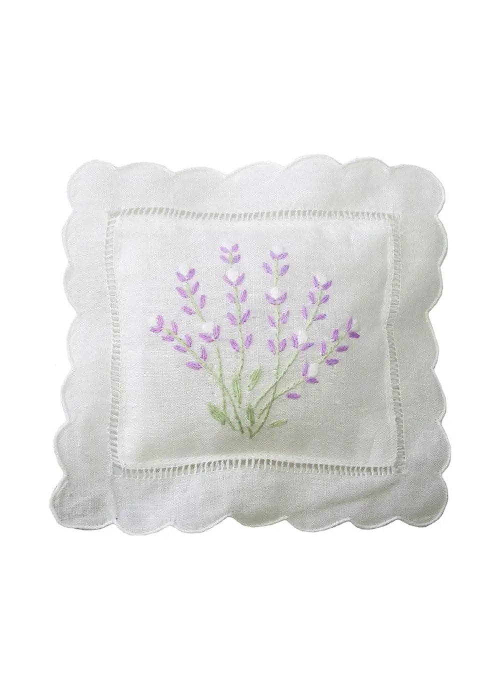 Lavender Embroidered Sachet Set
