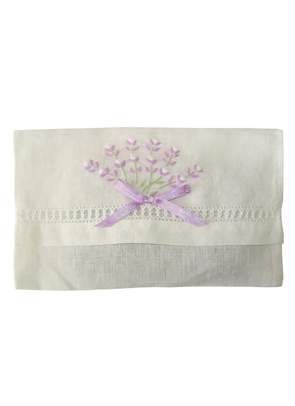 Lavender Embroidered Sachet Set