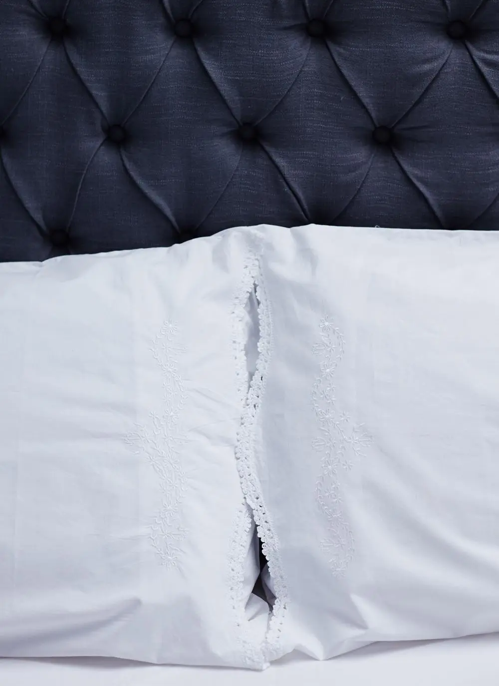 Liffey Embroidered Housewife Pillowcases Set of 2