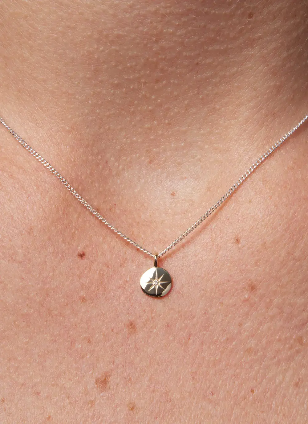 9ct Gold Light My Way Diamond Pendant