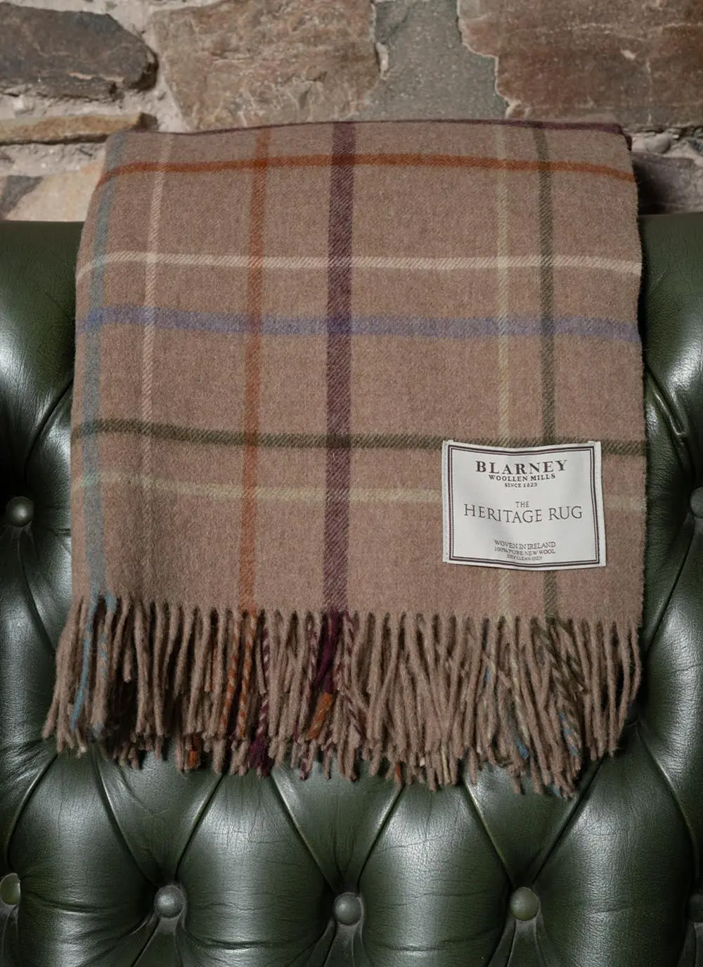 Litton Camel Lambswool Throw