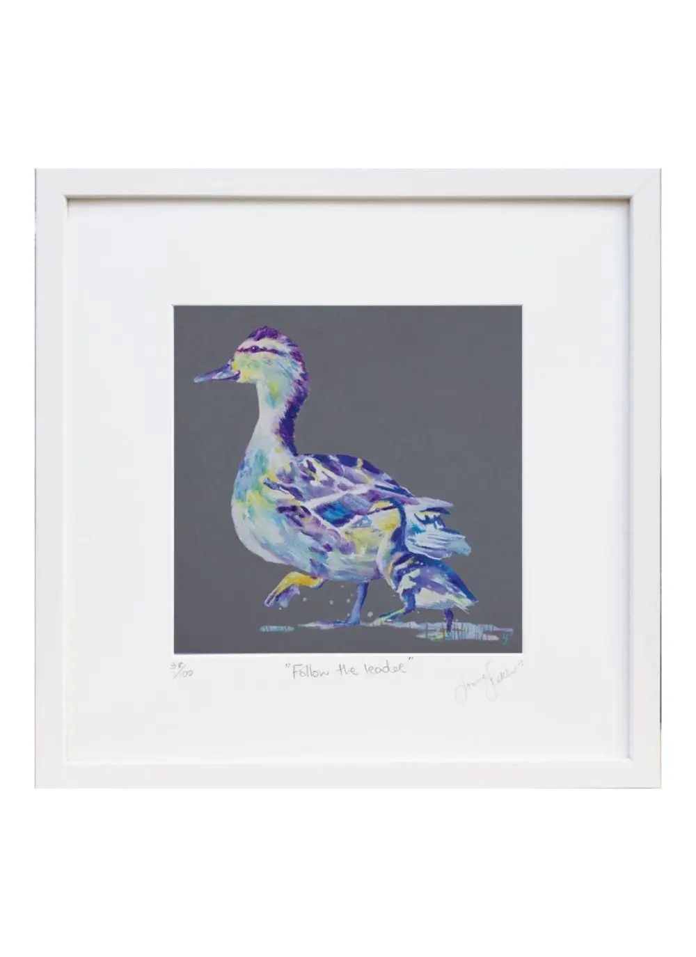 Follow The Leader Framed Print - Small