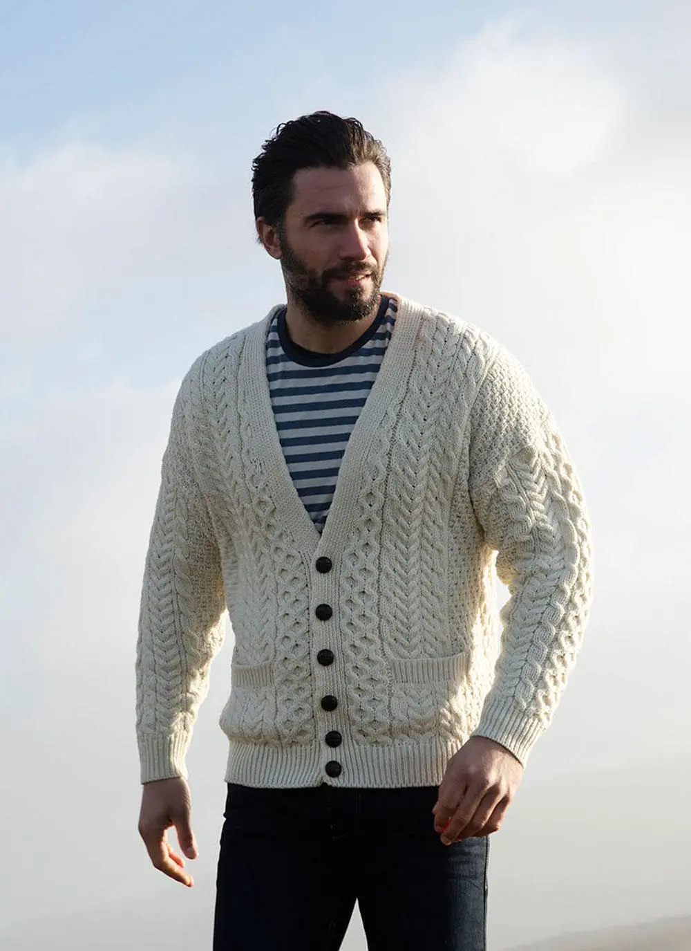 Aran Lumber Cardigan