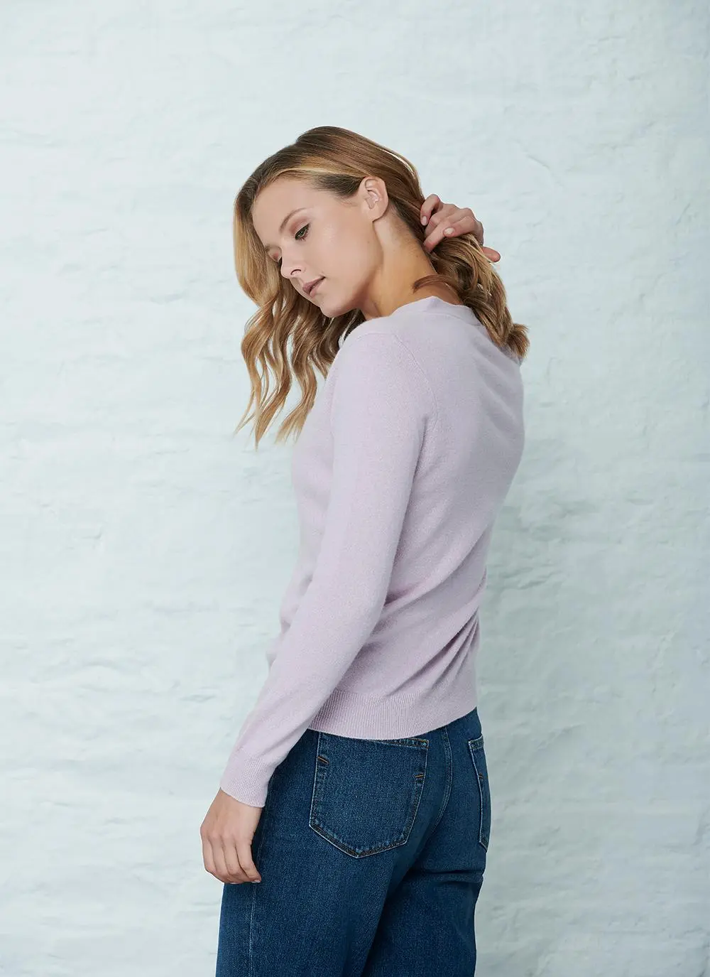 100% Cashmere Button Cardigan
