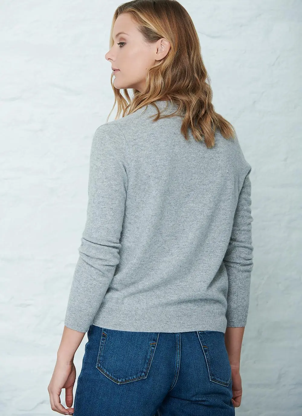 100% Cashmere Button Cardigan