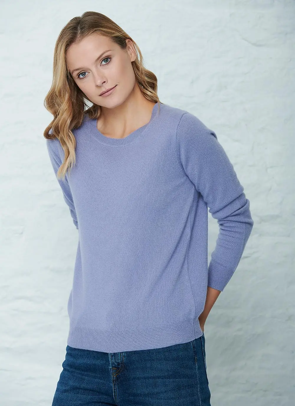 100% Cashmere Crew Neck Sweater
