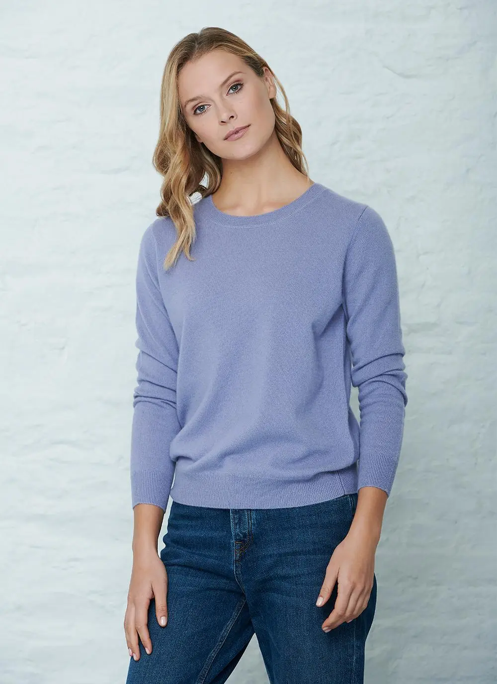 100% Cashmere Crew Neck Sweater