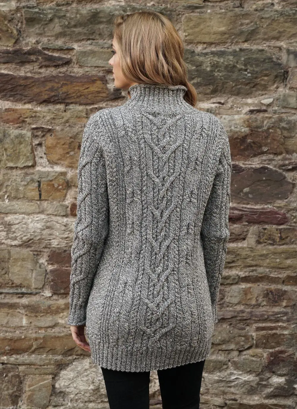 Mairead Aran Roll Tunic