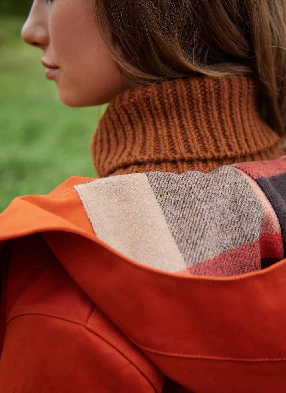 Hooded Mackintosh Coat