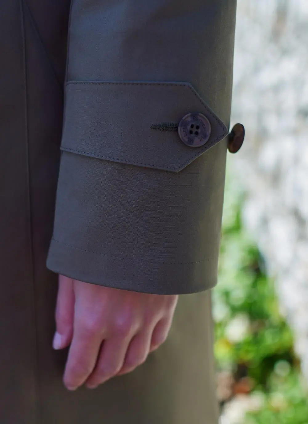 Hooded Mackintosh Coat