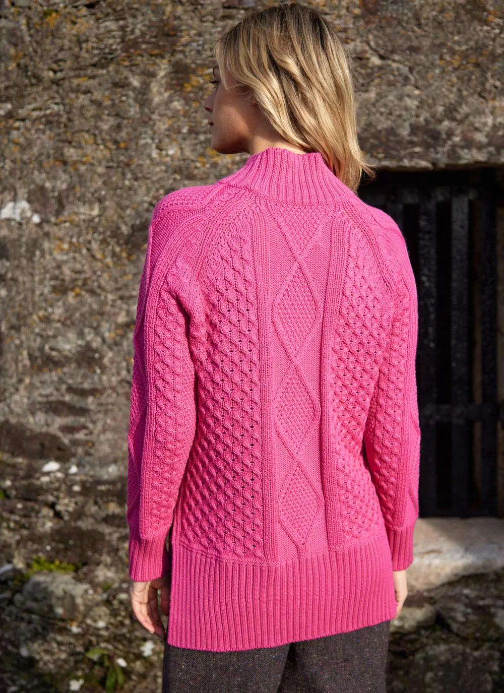 Noreen Aran Turtle Neck Sweater