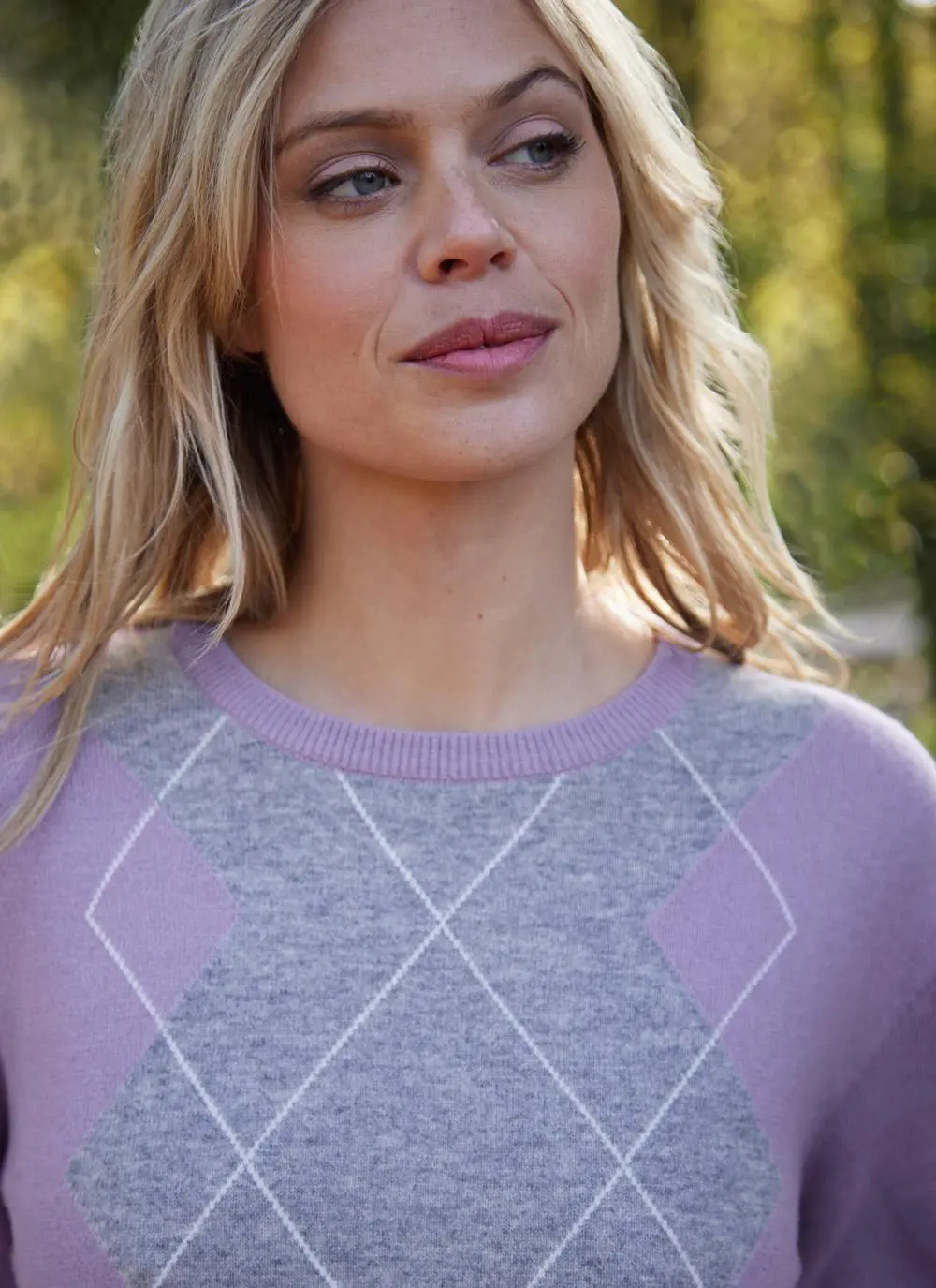 Argyle Crew Neck Sweater