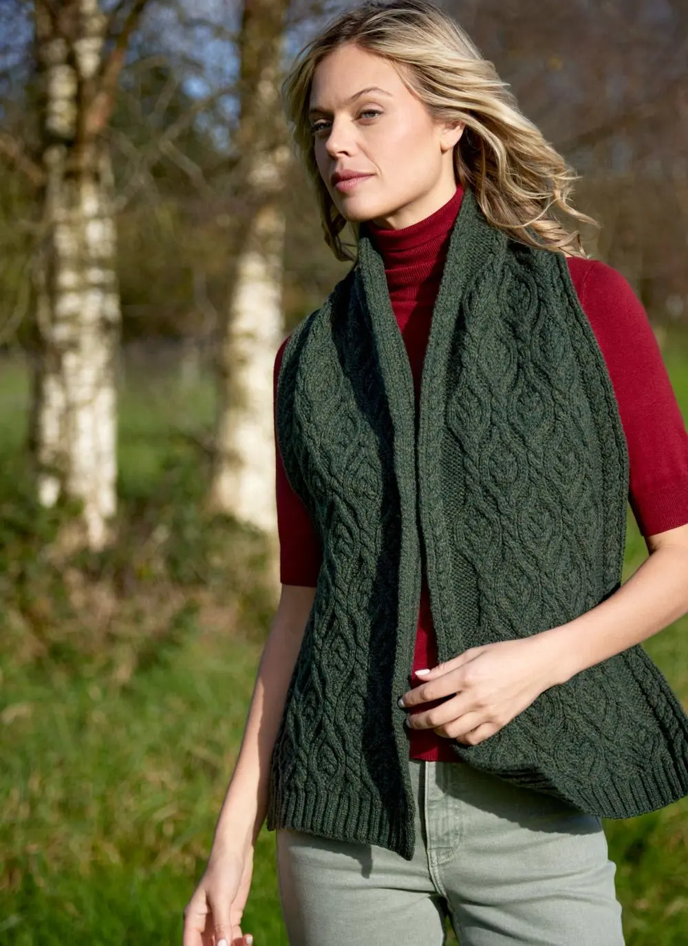 Supersoft Cable Scarf 