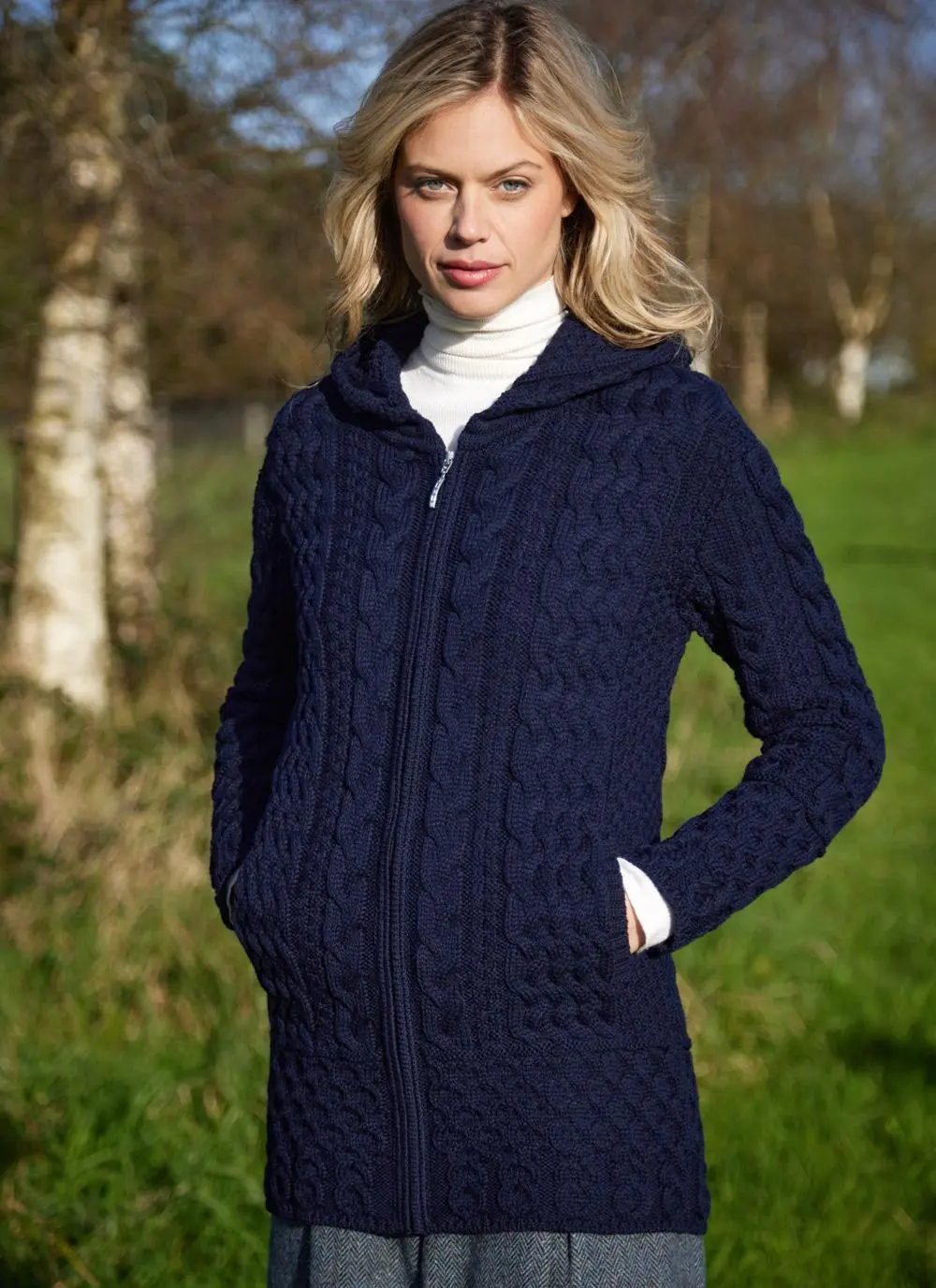 Anna Celtic Aran Hoodie