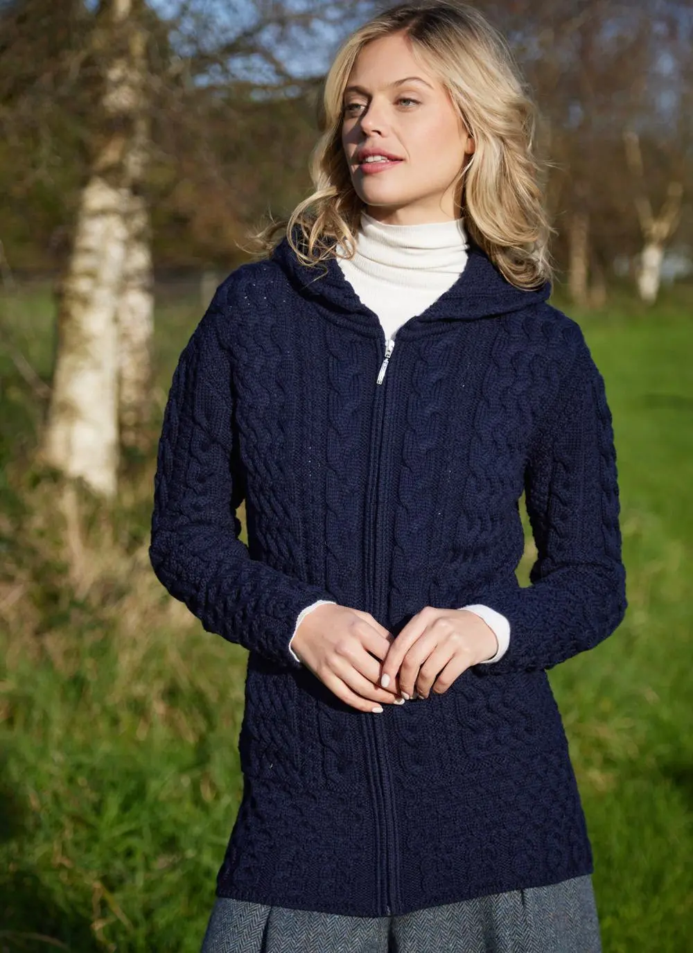 Anna Celtic Aran Hoodie
