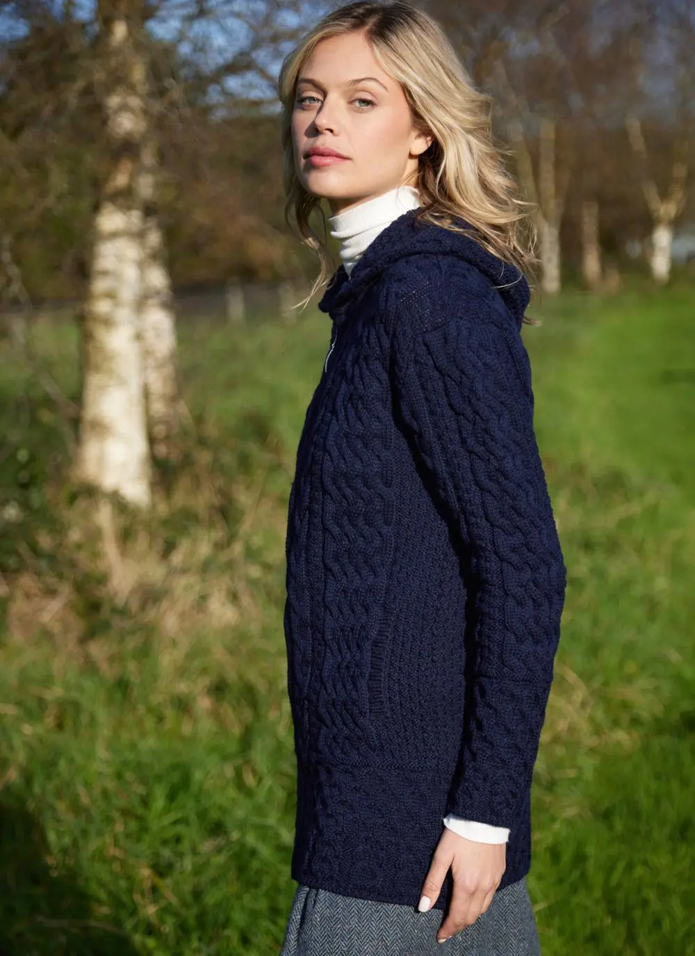 Anna Celtic Aran Hoodie