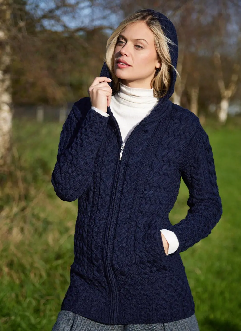 Anna Celtic Aran Hoodie
