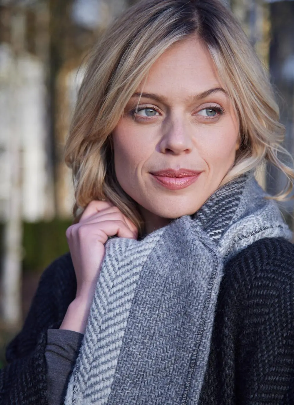 Maeve Killybeg Herringbone Cape with Hood