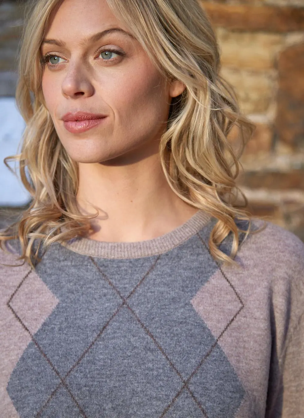 Argyle Crew Neck Sweater