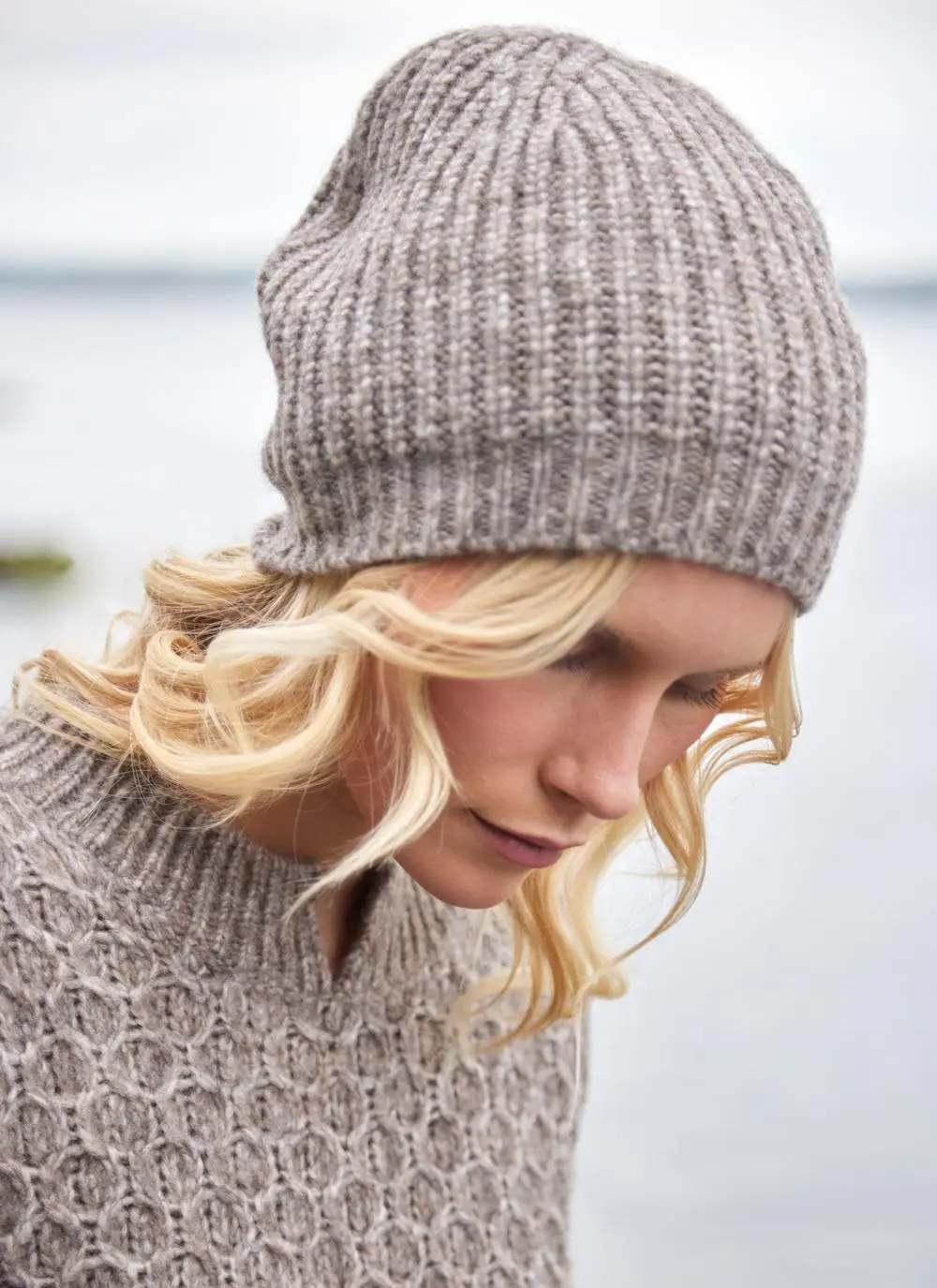 Alpaca Ribbed Beanie