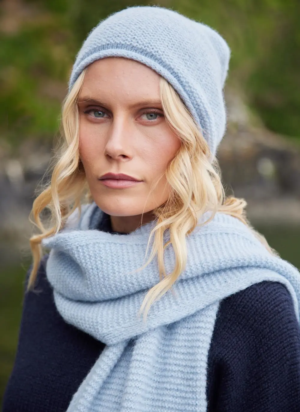 Fisherman Alpaca Slouchy Beanie
