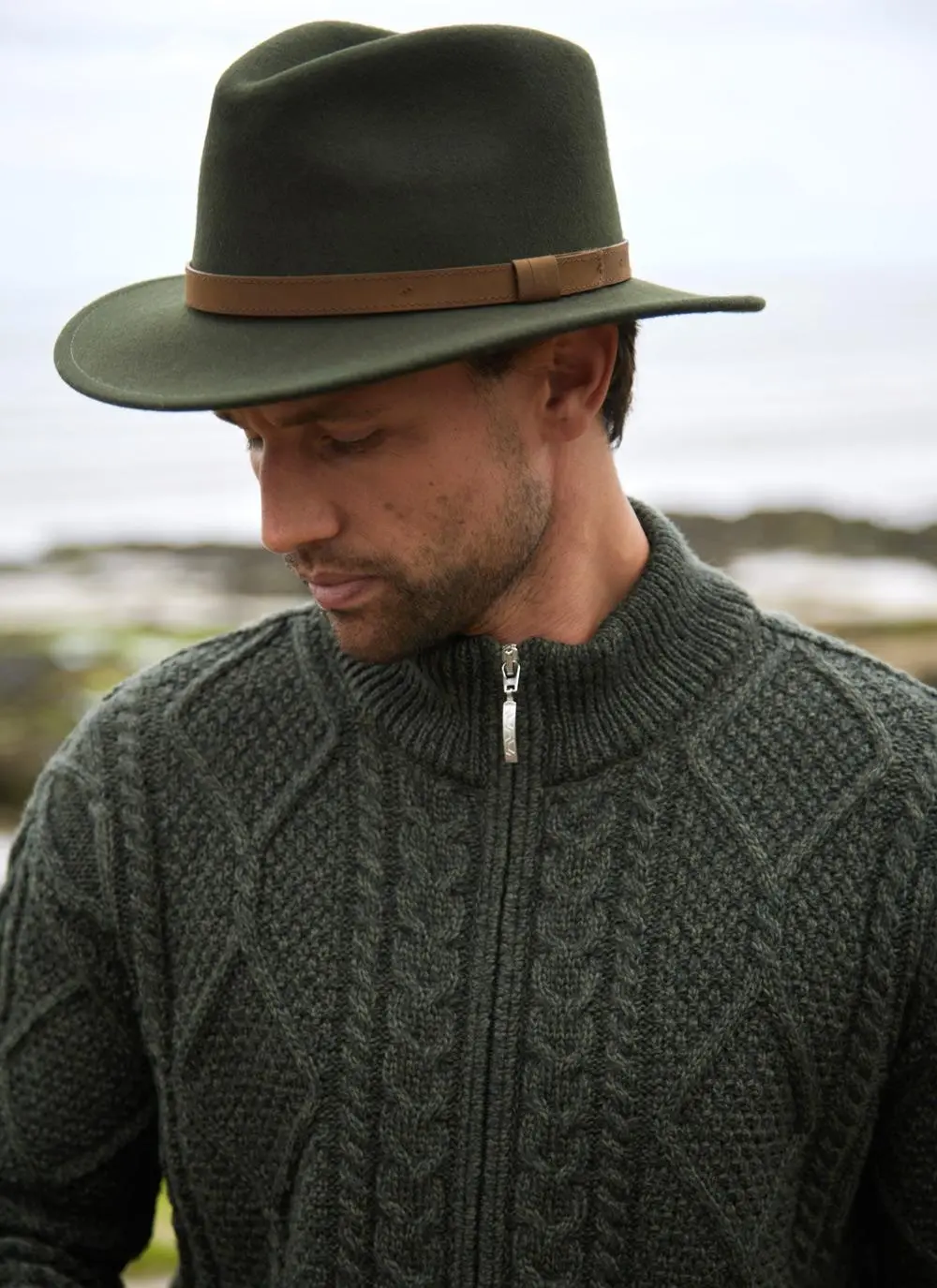 Crushable Blarney Fedora Hat