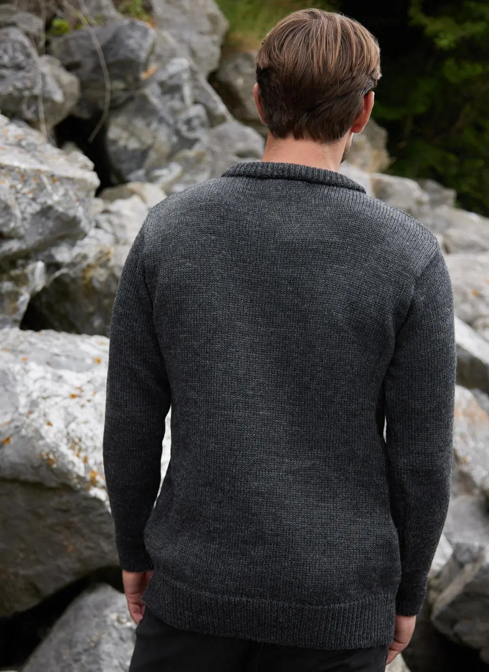 Tweed Crew Neck Sweater