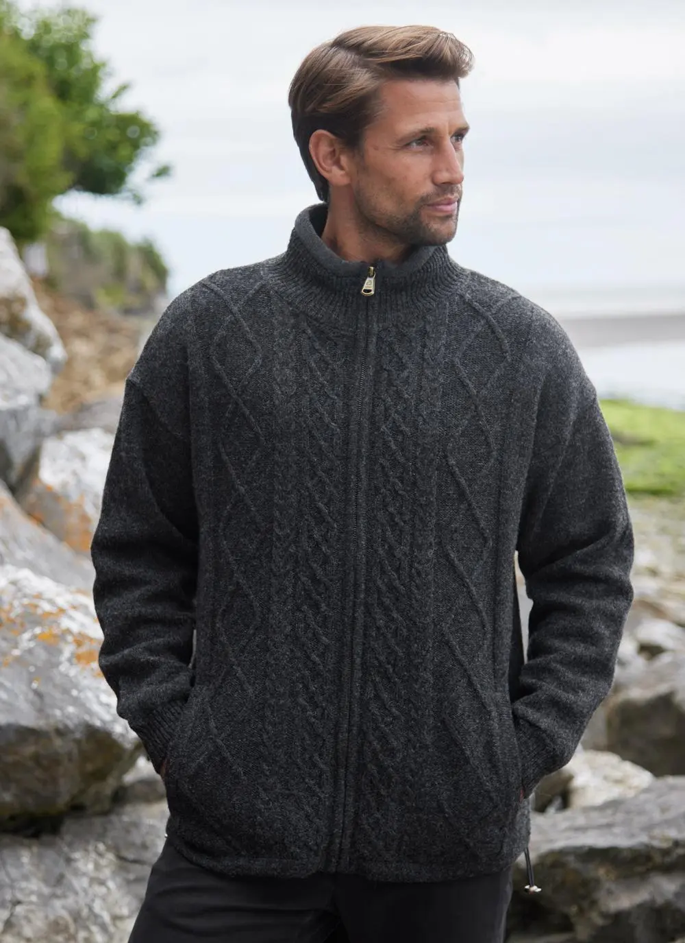 Seamus Heritage Zip Cardigan