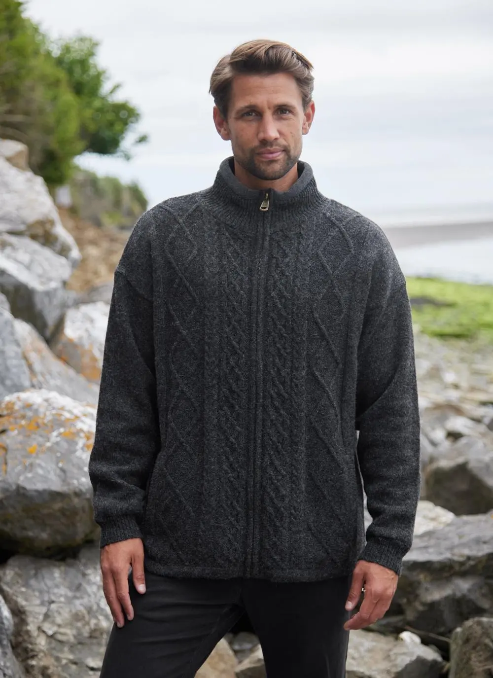 Seamus Heritage Zip Cardigan