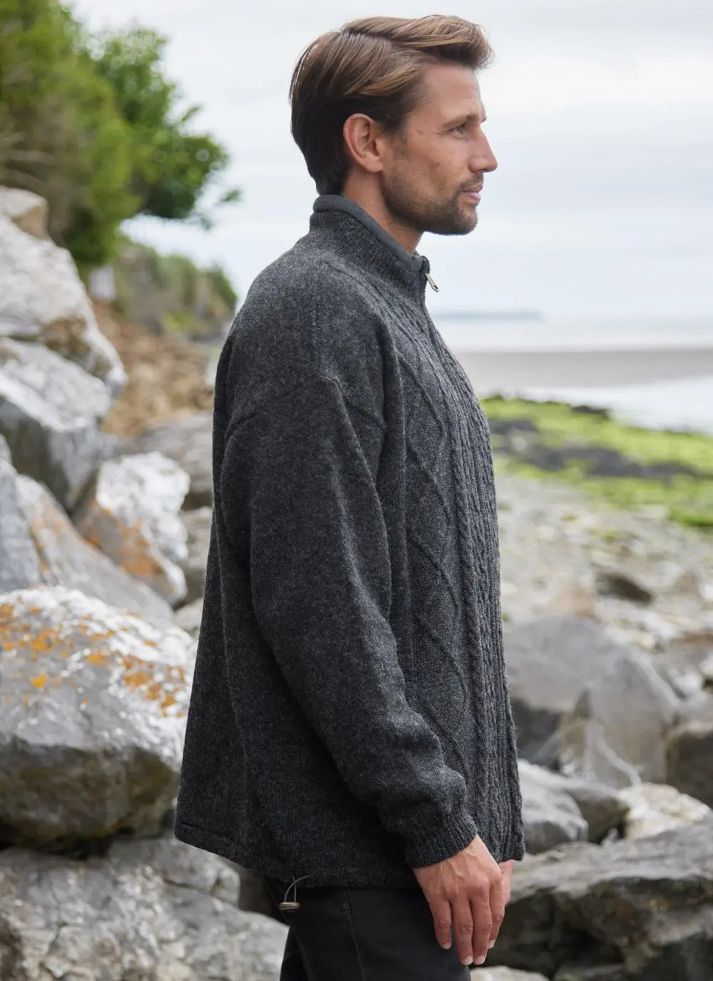 Seamus Heritage Zip Cardigan