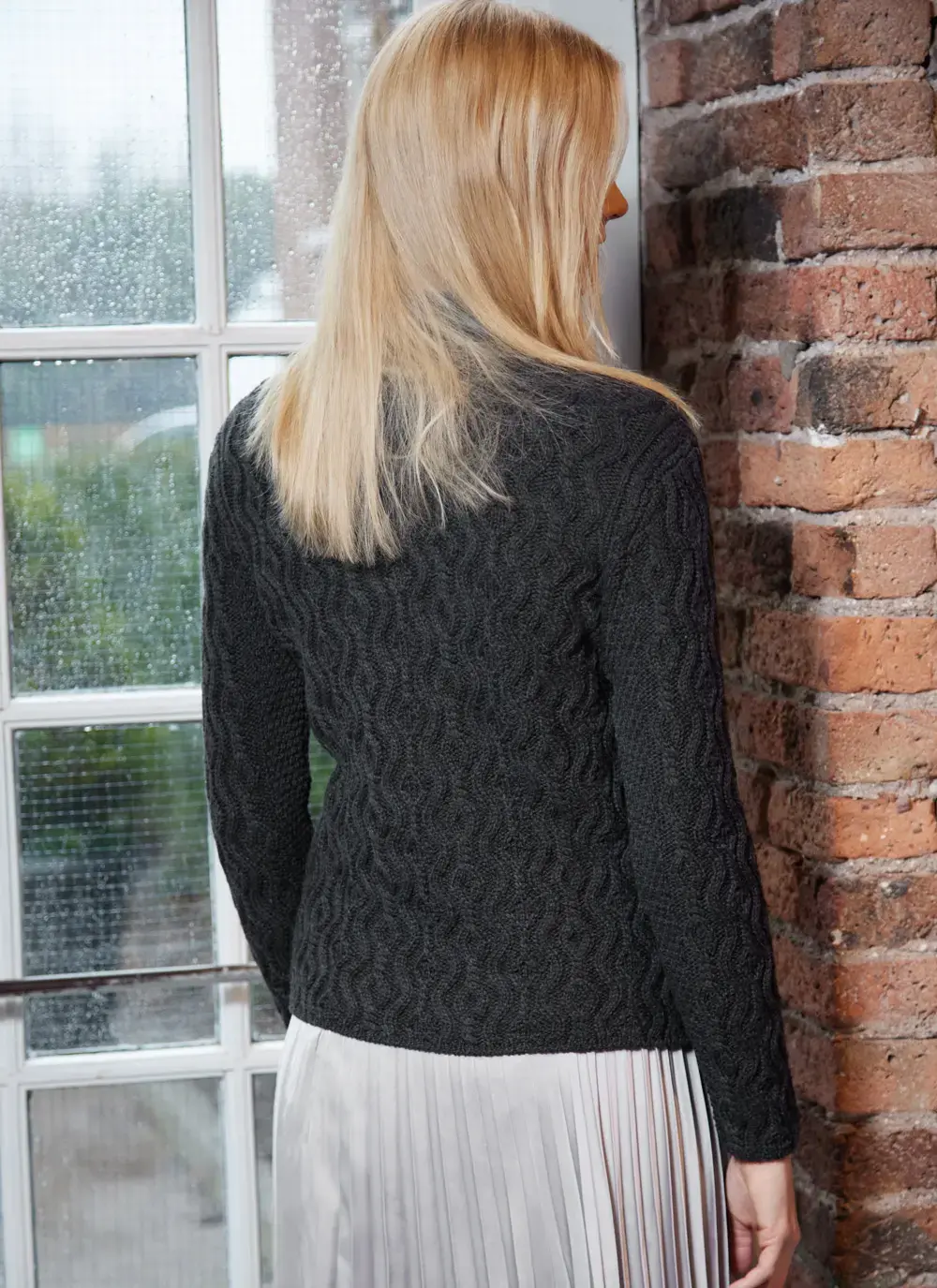 Laoise Supersoft Turtle Neck Aran Sweater 