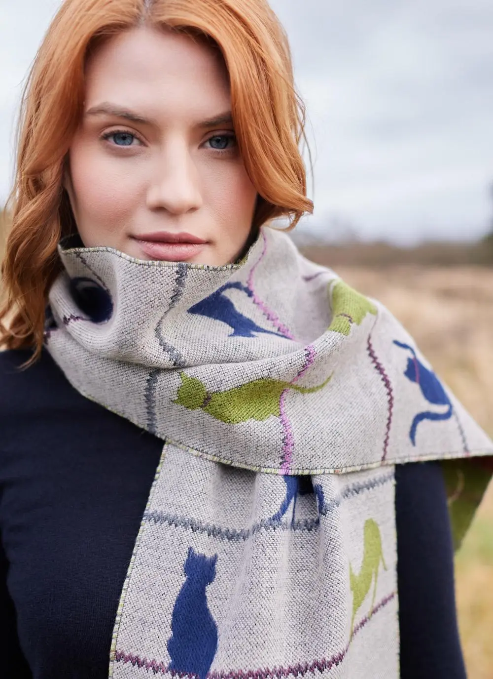 Cats at Play Scarf