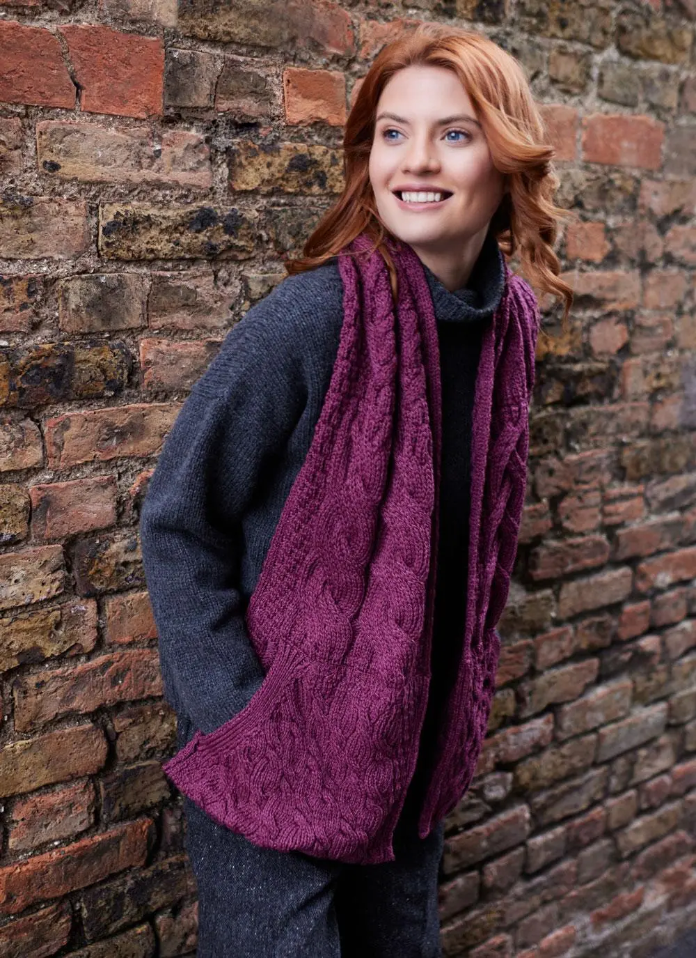 Supersoft Merino Wool Pocket Scarf