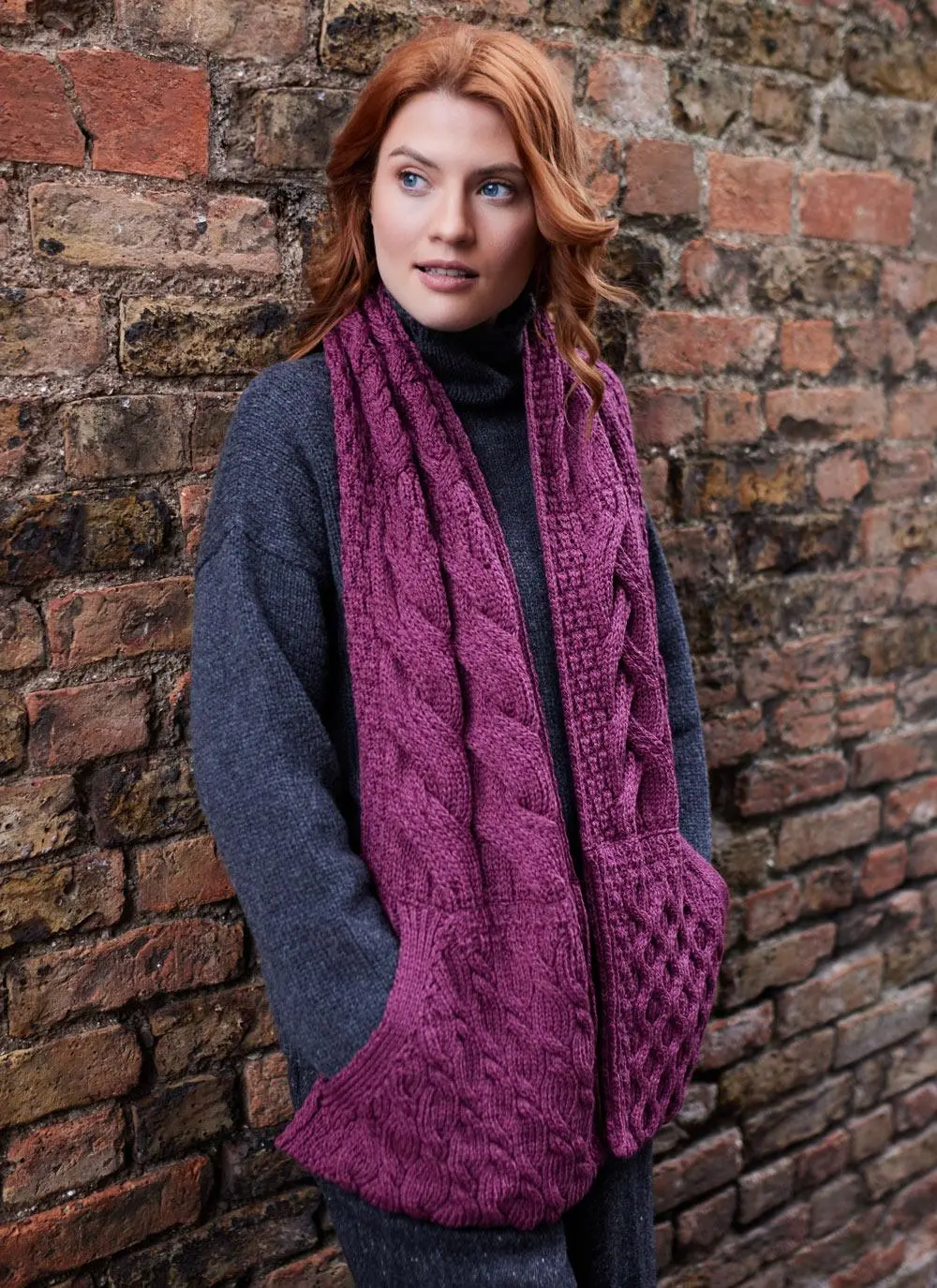 Supersoft Merino Wool Pocket Scarf