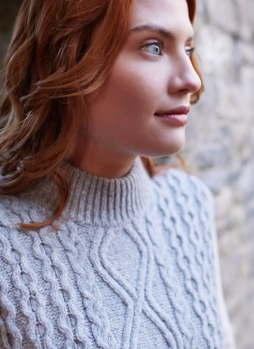 Caoimhe Sleeveless Aran Sweater in Light Grey | Made in Ireland | Blarney