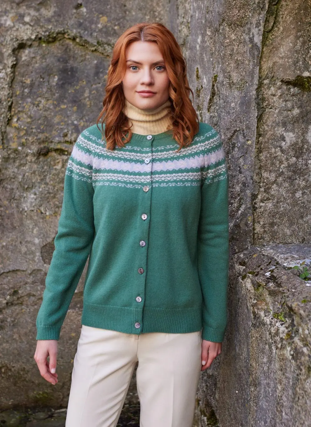 Fair Isle Merino Cardigan